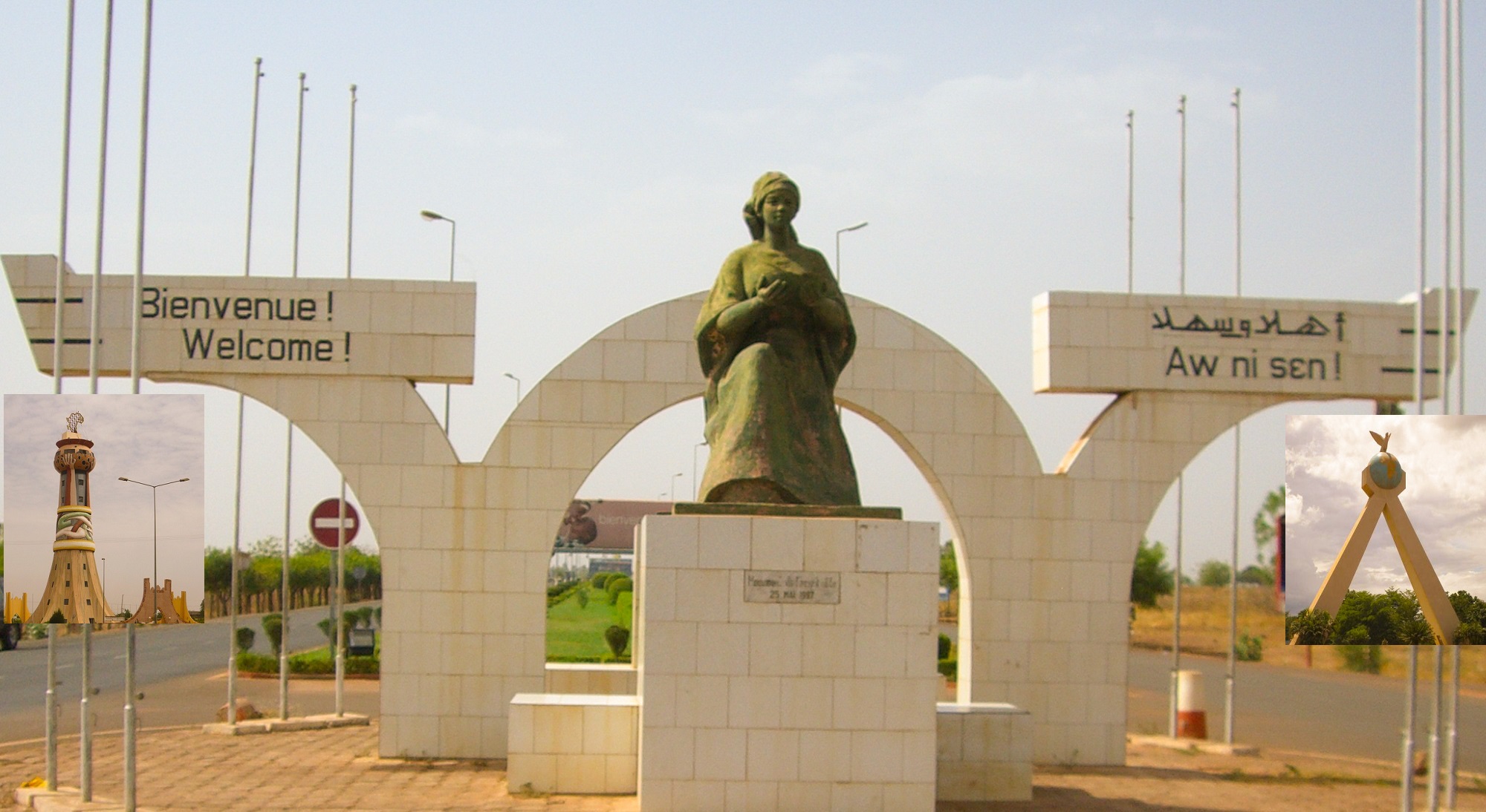 Monument de l'hospitalité á Bamako